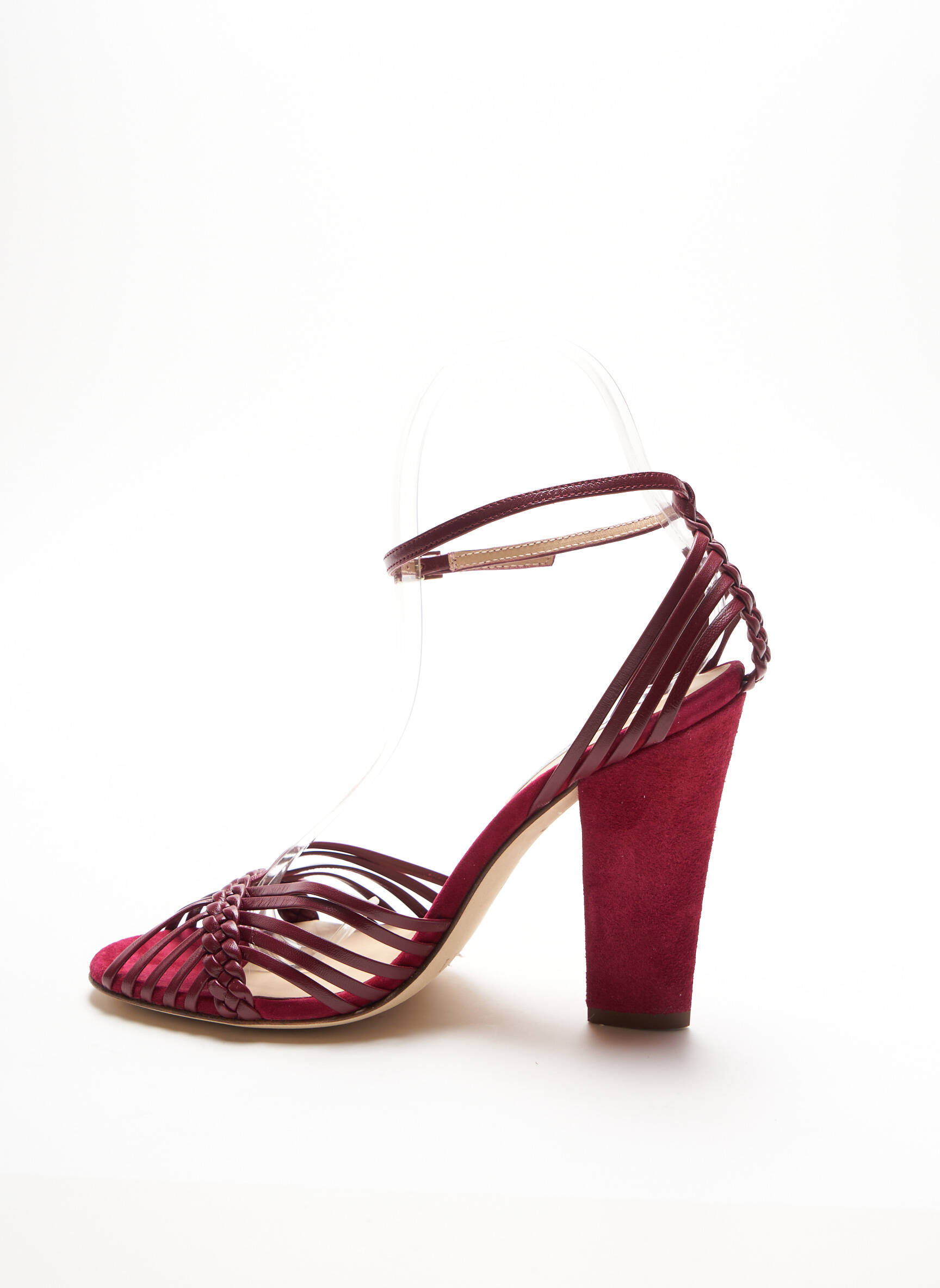 L K Benett Sandales Nu Pieds Femme couleur violet