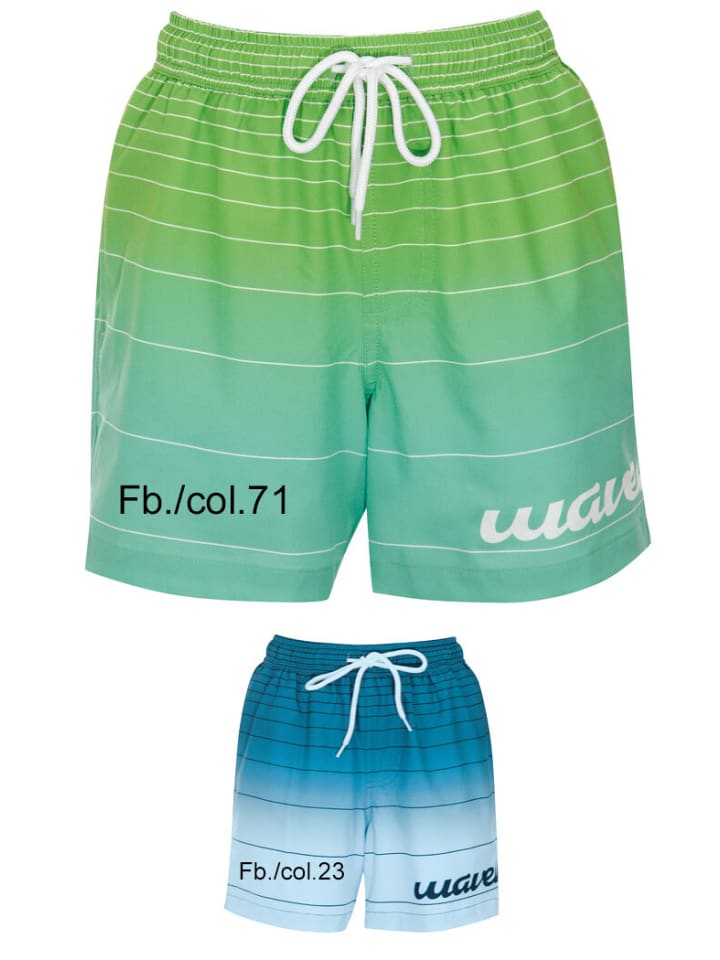 wavebreaker Shorts in hellgrün günstig kaufen