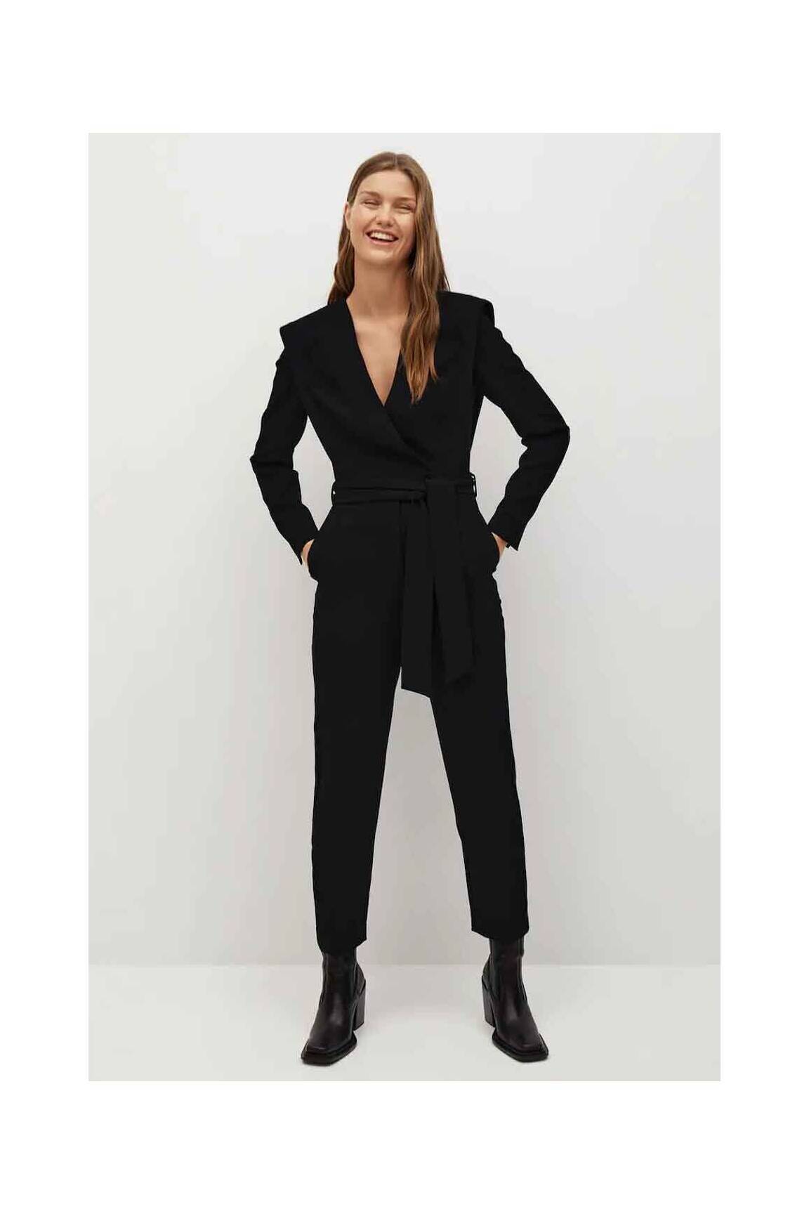 Mango Combinaisons 1 Femme couleur noir