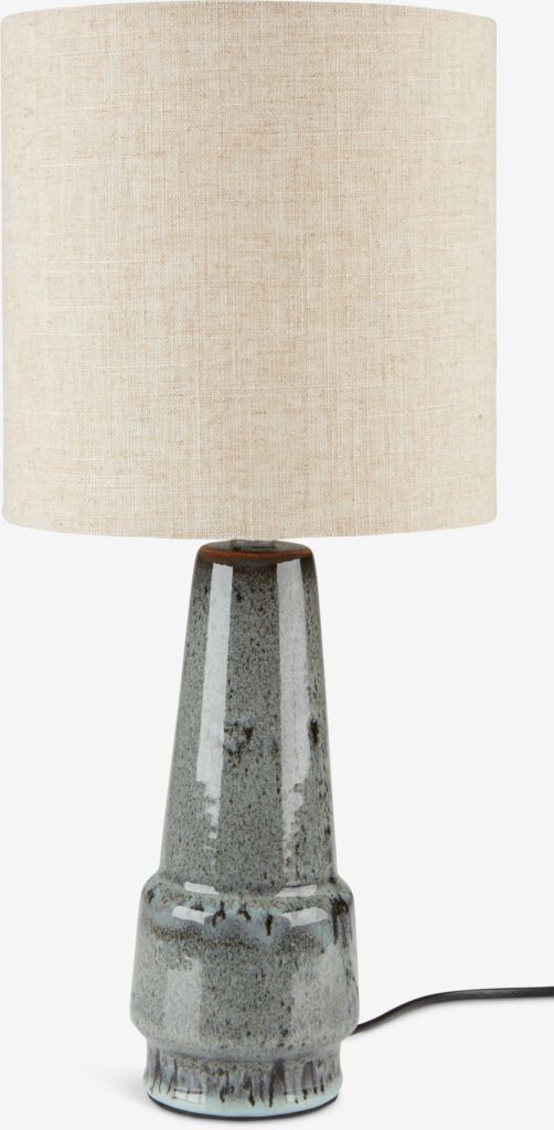 Lampa stołowa VIGGO Ø21xH47cm szara