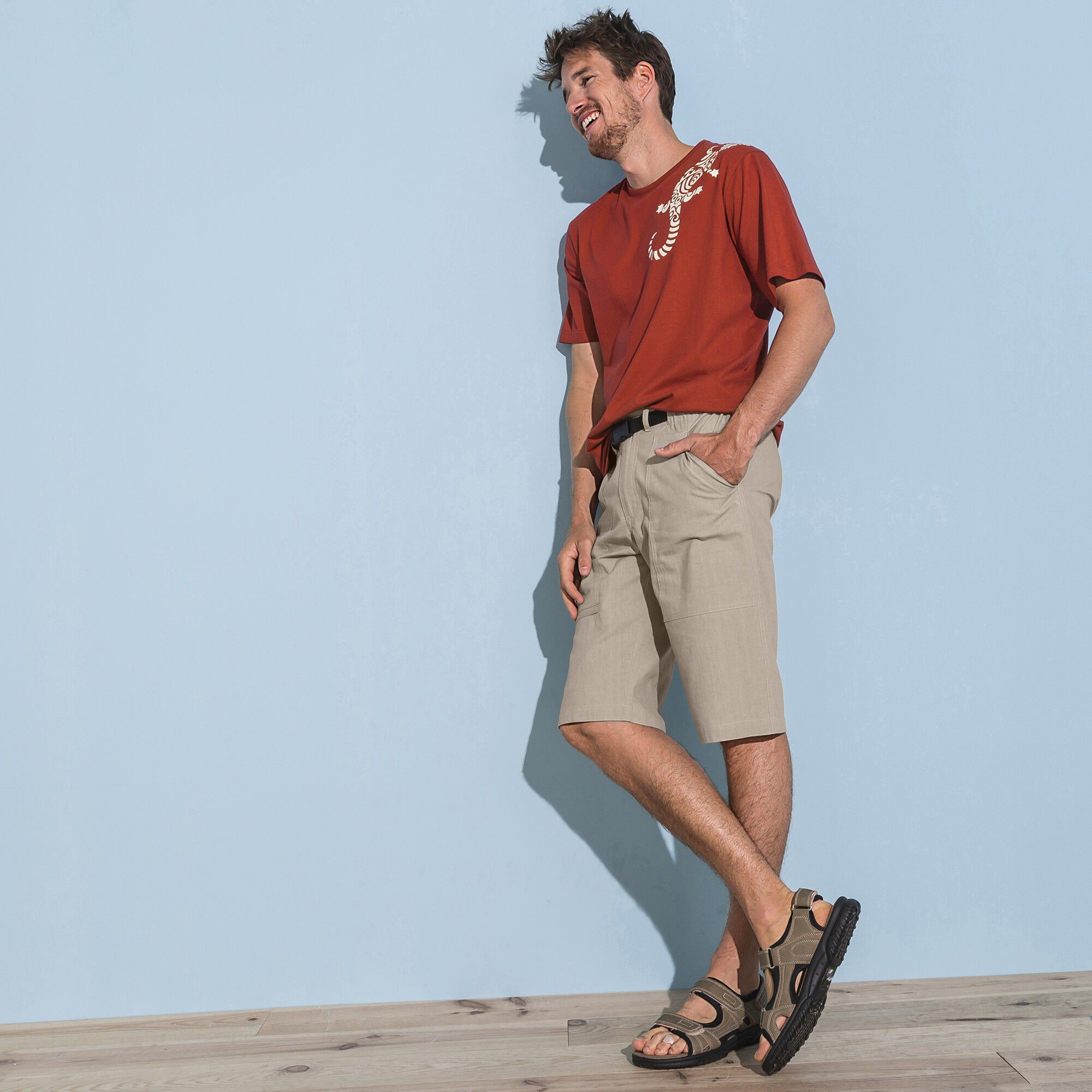 Bermuda + ceinture assortie