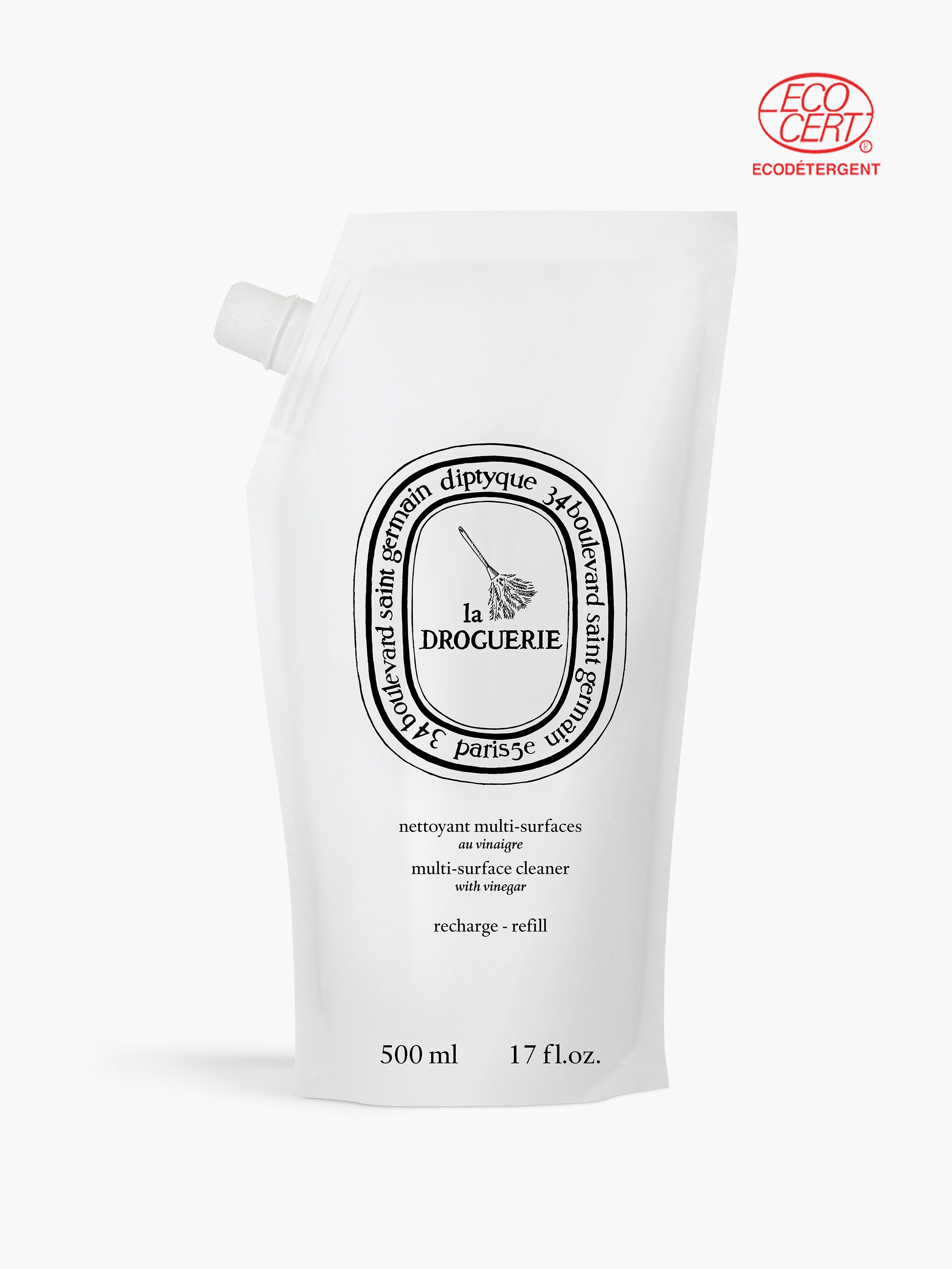 La Droguerie - Recharge pour nettoyant multi-surfaces au vinaigre