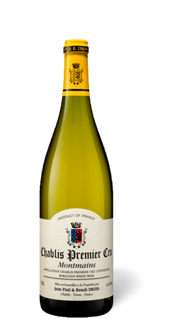 Bourgogne Dne Jean-Paul et Benoit Droin Montmains Chablis 1er Cru  2018  75 cl - Blanc