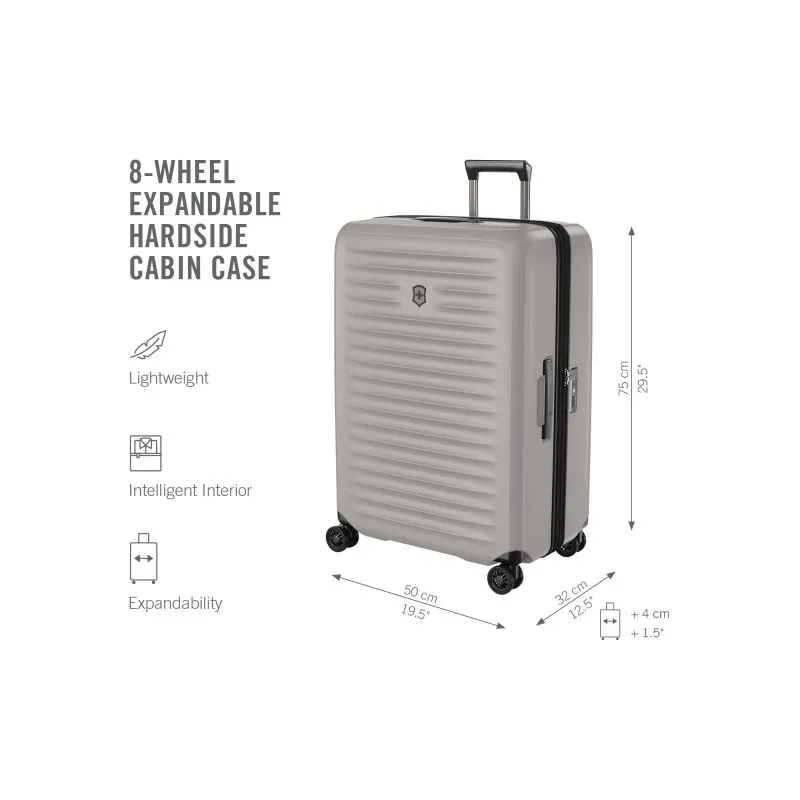 Victorinox Airox Advanced Large Case Erweiterbar (75 cm) - Stone White