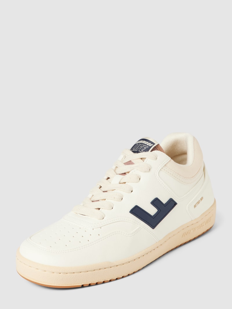 Sneaker mit Label-Detail Modell 'RETRO 90s' in weiß