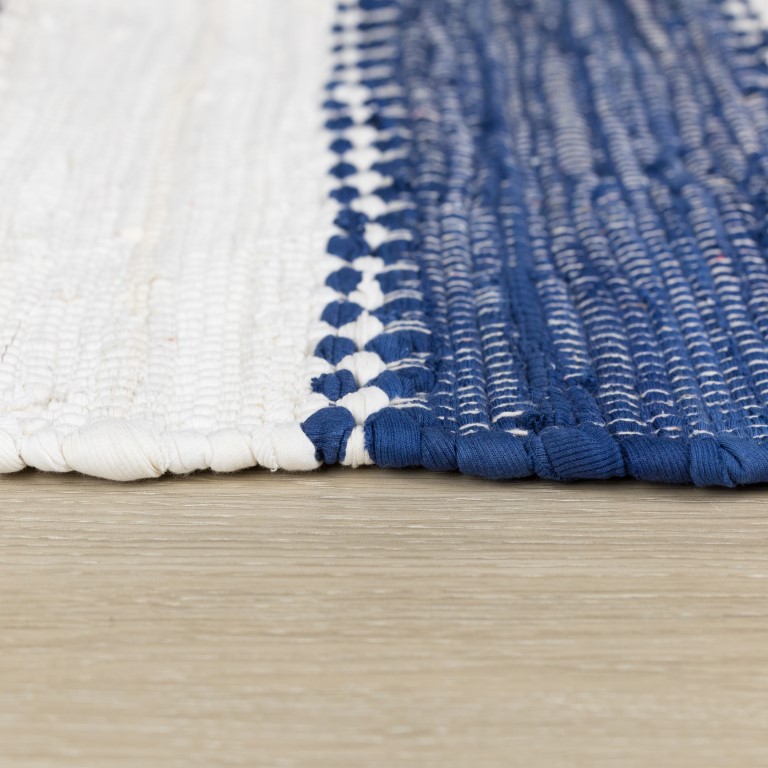 MyFlair Teppich Zendo 200cm x 140cm, Farbe Blau, rechteck