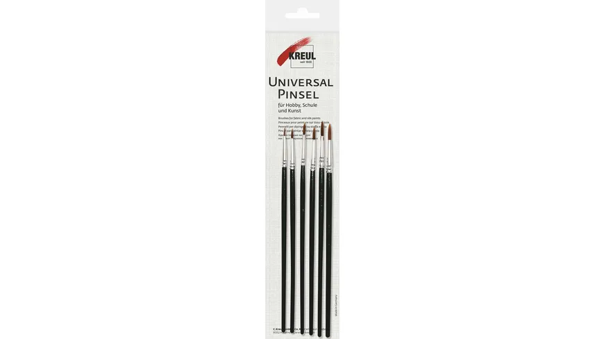 KREUL Universalpinsel 6er Set rund