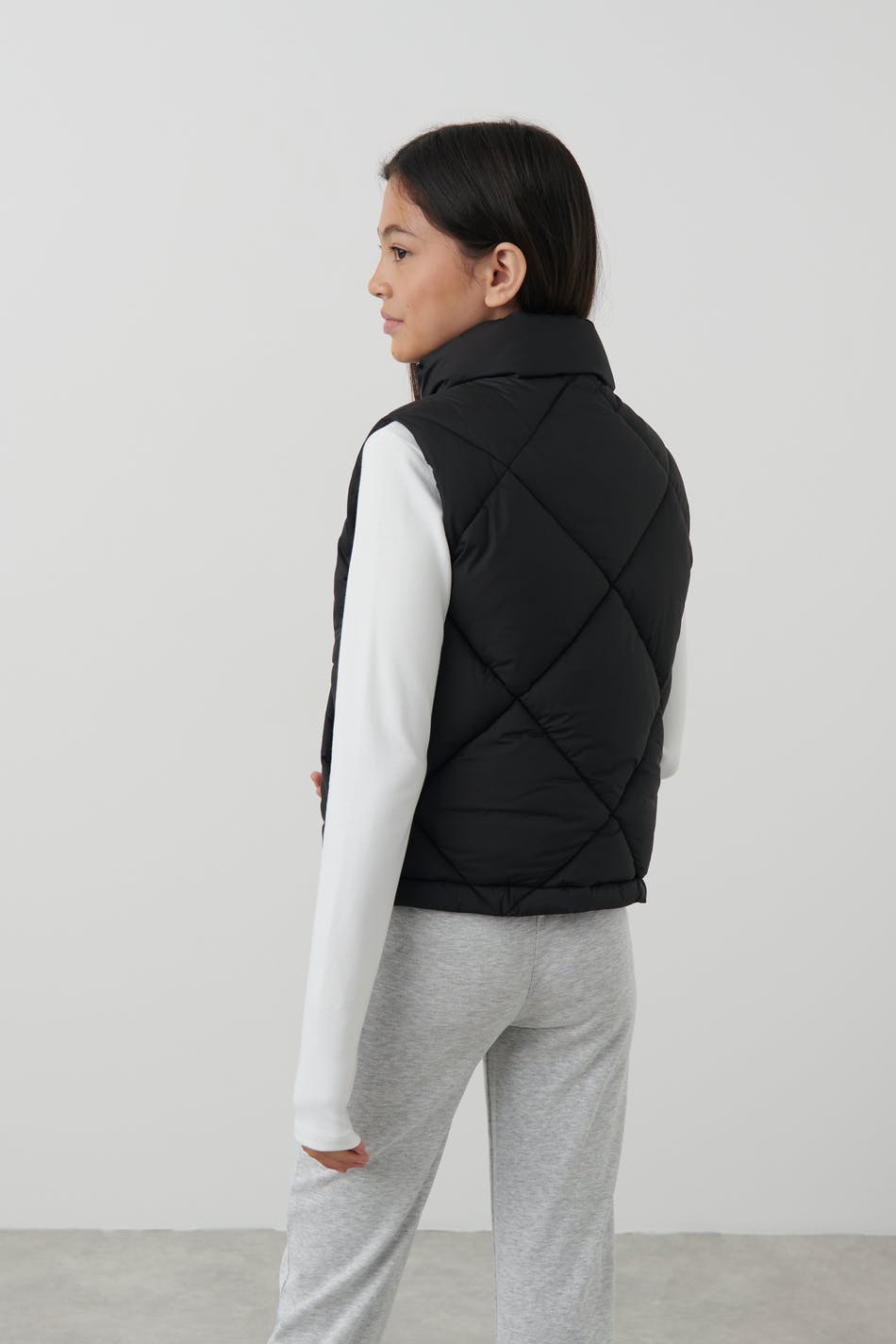 Y puffer vest