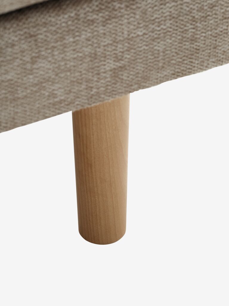 HVIDBJERG Sofa with chaise longue HVIDBJERG sand color