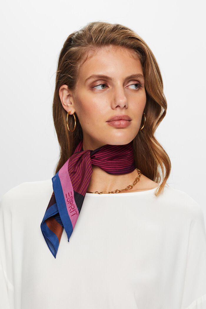 Bedrucktes Bandana, Seidenmix