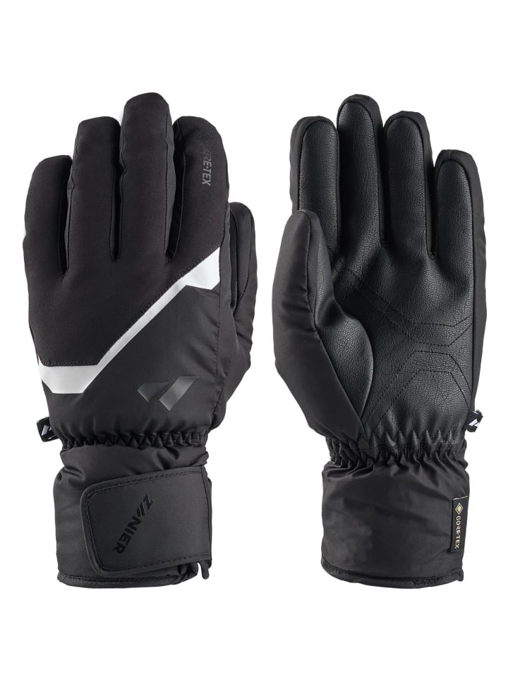 Zanier Rauris GTX Handschuhe Wasserdicht in Schwarz-Weiss günstig kaufen