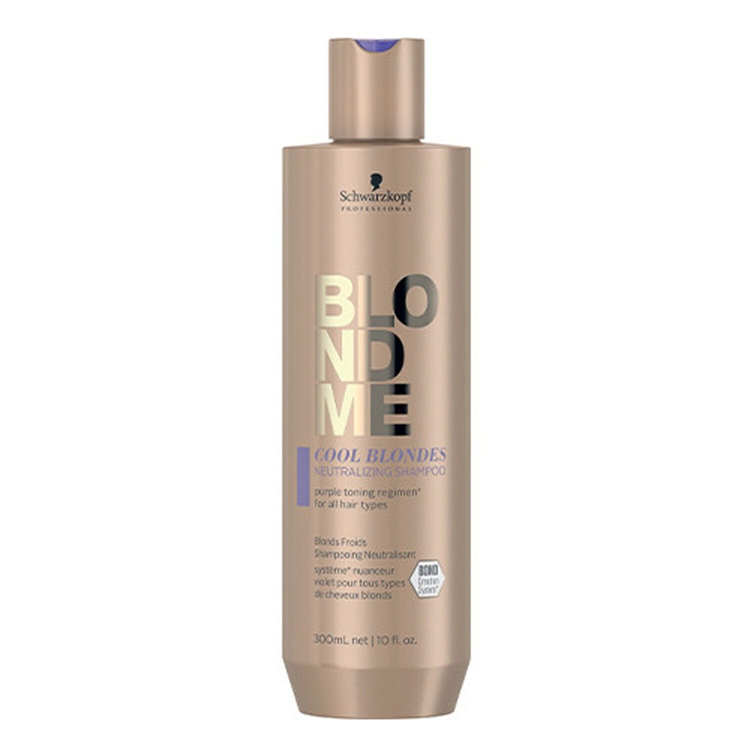 Schwarzkopf Professional BlondMe Shampooing Neutralisant Blonds Froids 300 ml