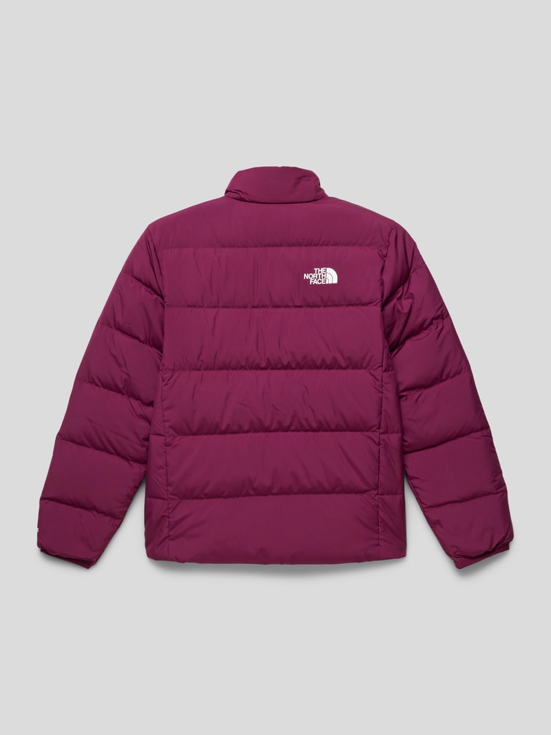Daunenjacke mit Wendefunktion in aubergine