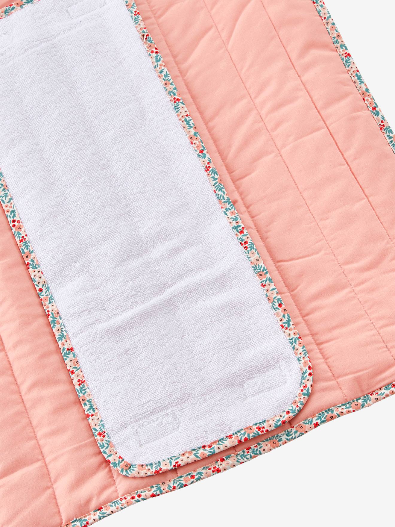 Tapis à langer de voyage rose