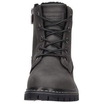 Tom Tailor Schnür Boots in grau