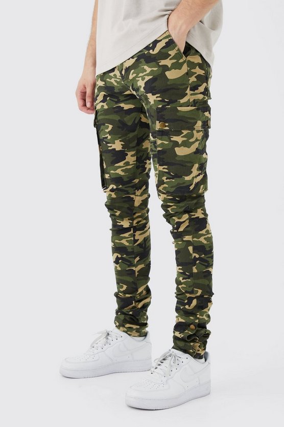 Tall Skinny Camouflage Cargo-Hose