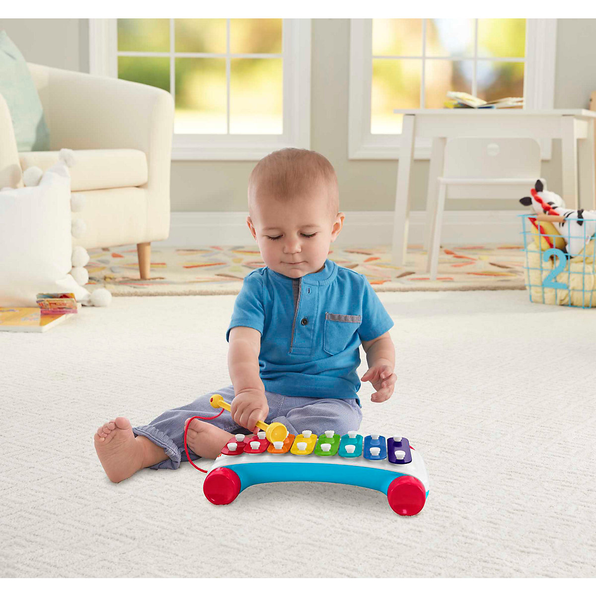 Fisher-Price Xylophon zum Ziehen, ab 18 Monaten