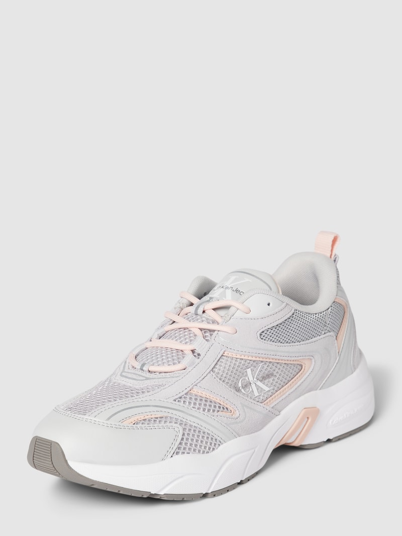 Sneaker mit Label-Detail Modell 'RETRO TENNIS' in beige