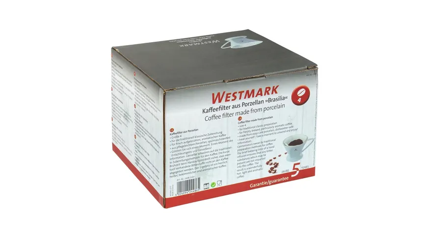 WESTMARK Kaffeefilter »Brasilia« 4 Tassen weiß