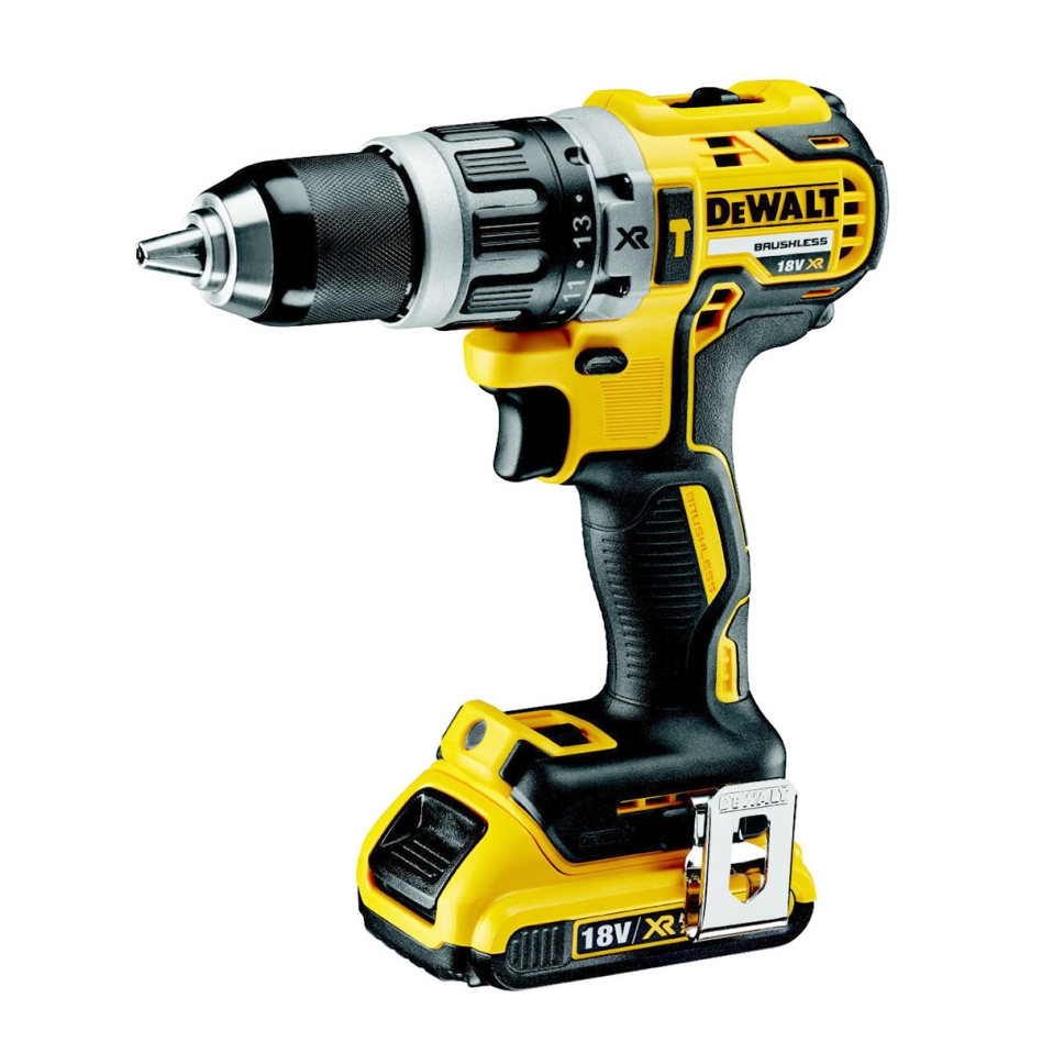 DeWalt DCD796D2-QW Mașină de șurubelniță cu acumulator 18 V 2,0 AH Li-ion
