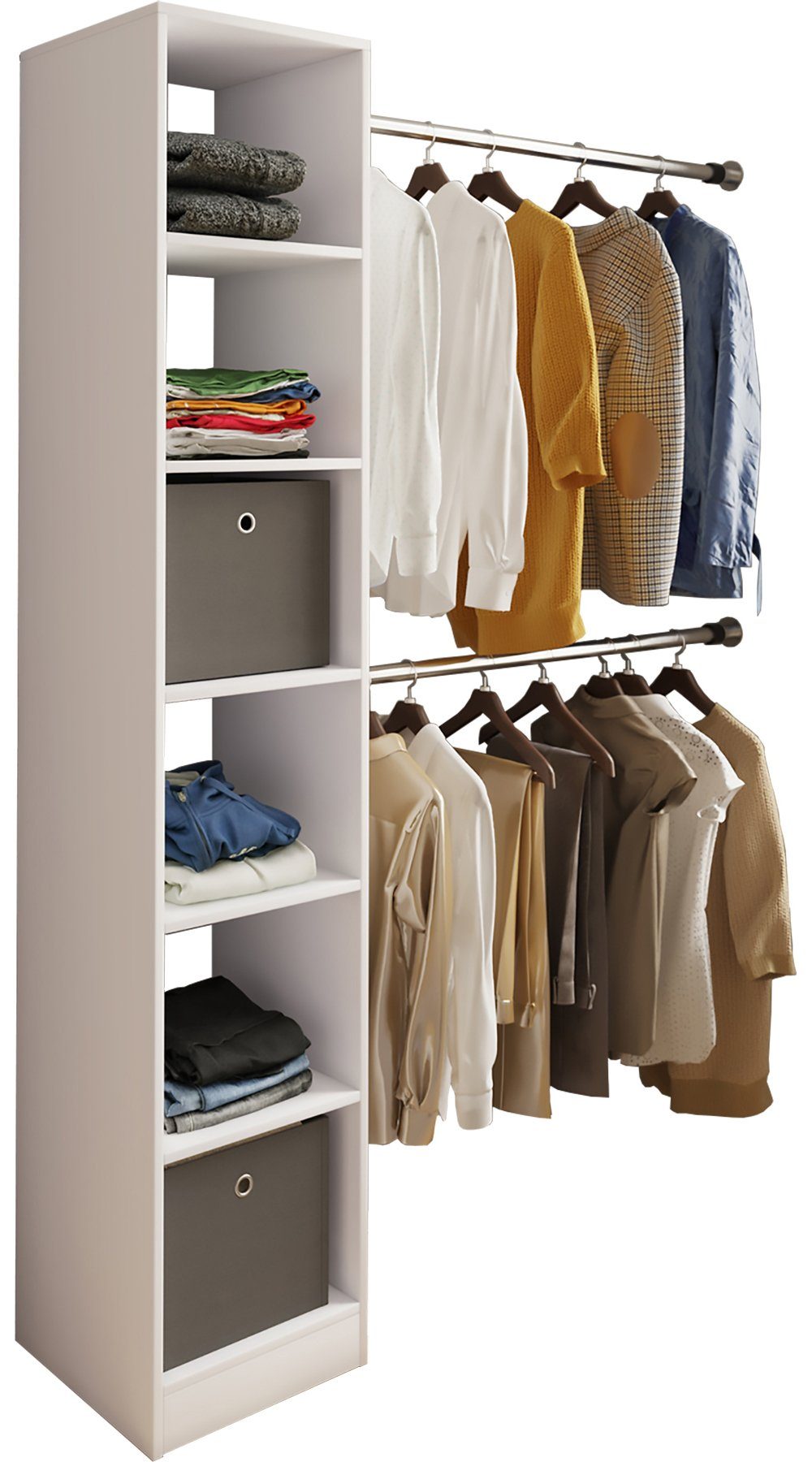 VCM Kleiderschrank Offener Kleiderschrank Dachschrägen Regal Dacholll (1-St)