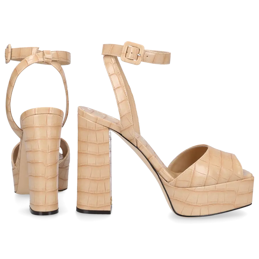 Giuseppe Zanotti - Sandalen NEW BETTY Kalbsleder - beige