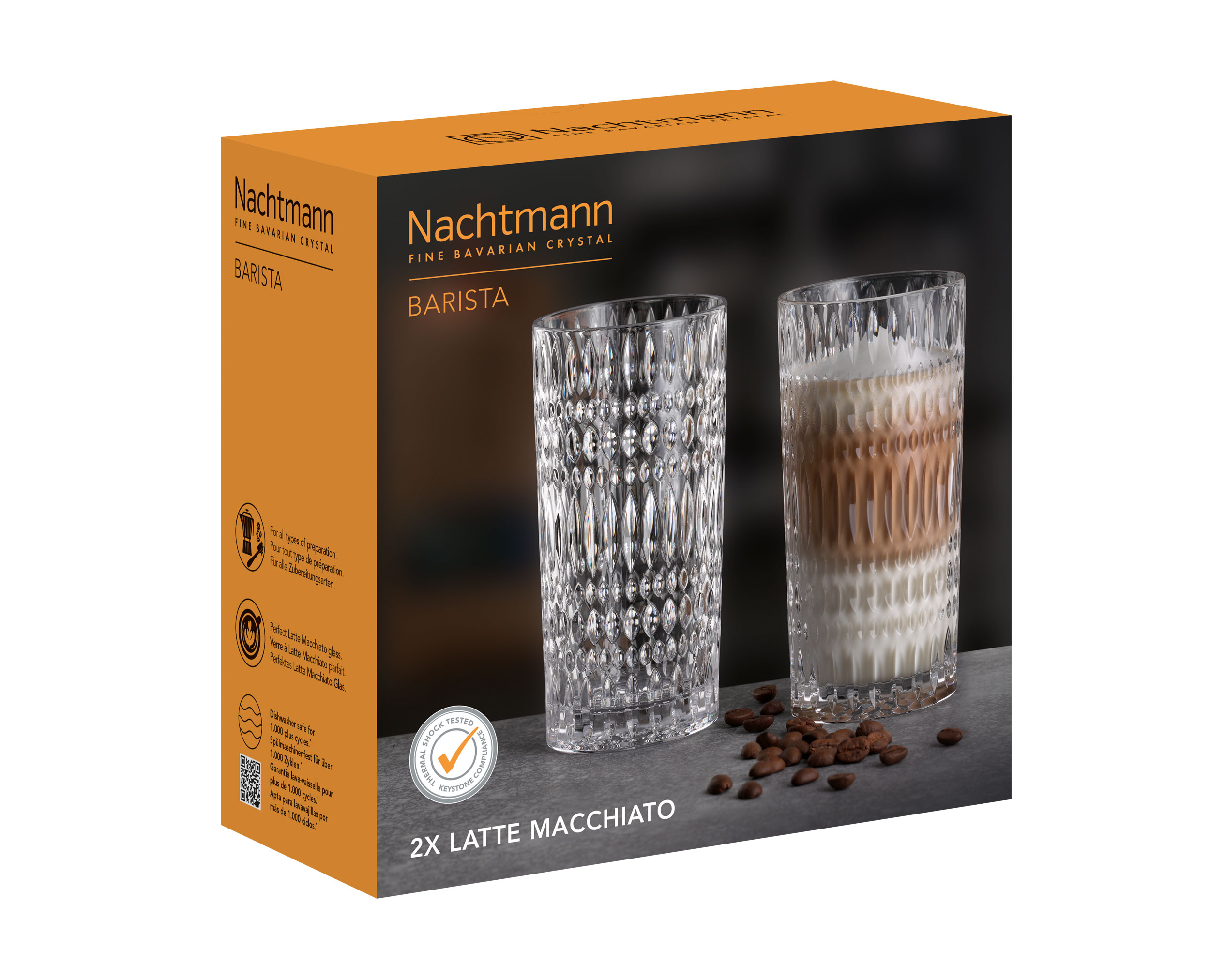Nachtmann2er Latte Macchiato Glas 434ml