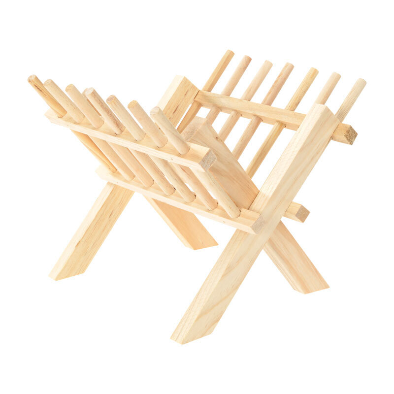 AniOne Käfigzubehör AniOne Holz-Heuraufe freistehend