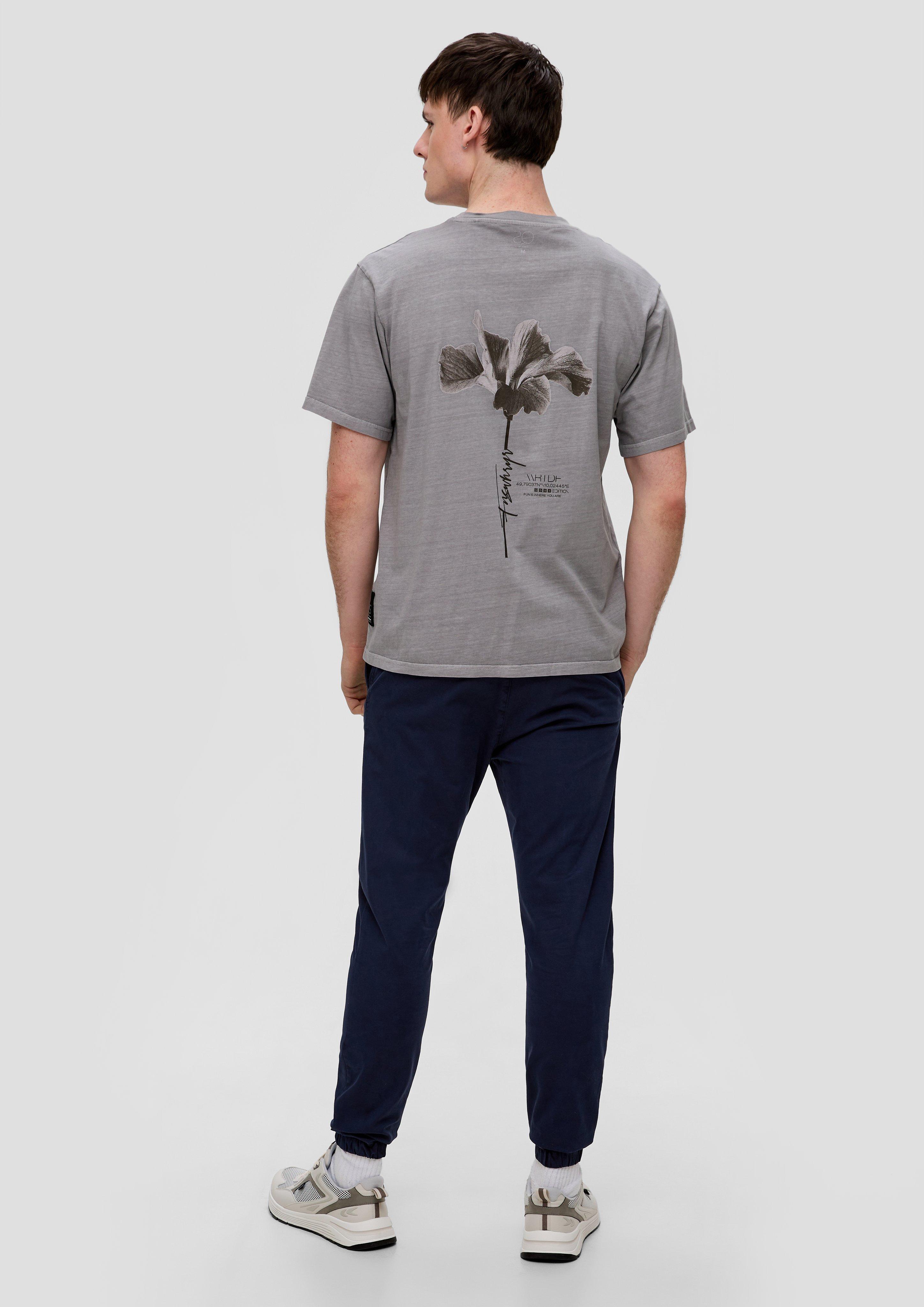Printshirt aus reiner Baumwolle  2143193-91D0