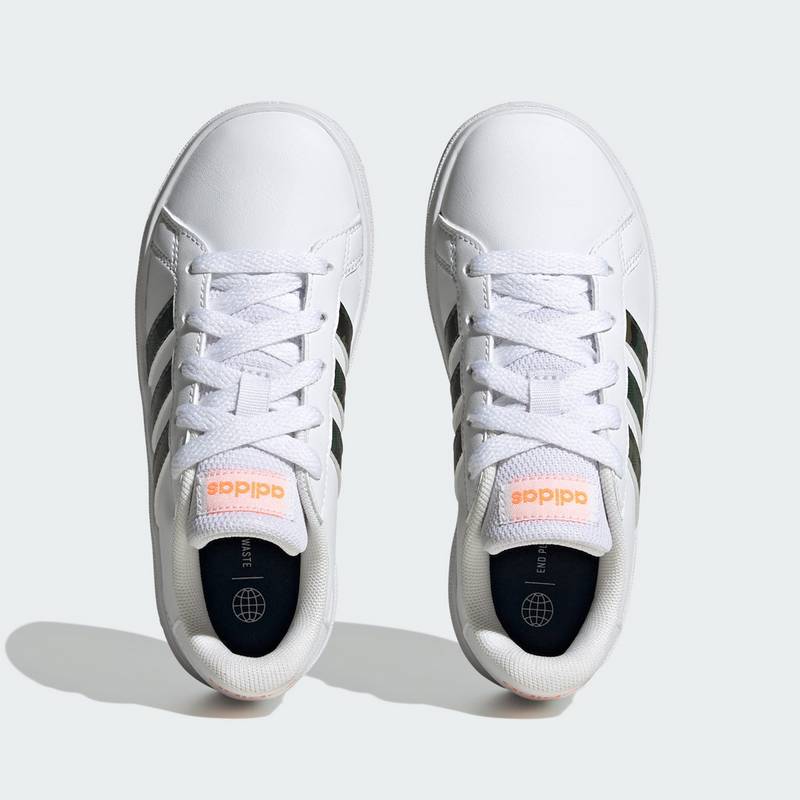 adidas Grand Court Lifestyle Lace Tennis Schuh Sneaker Kinder