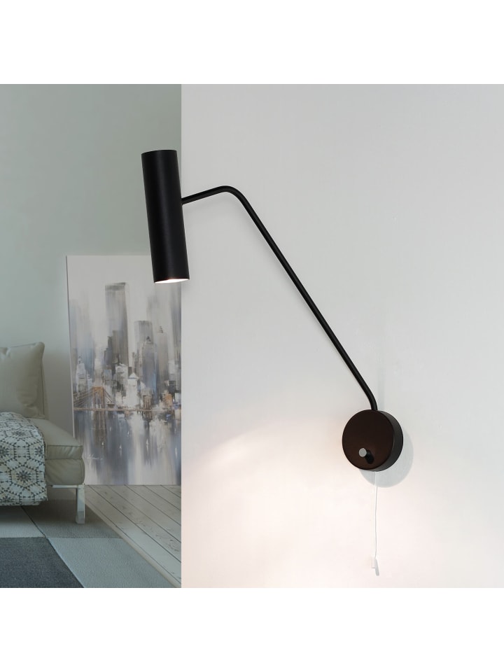 Licht-Erlebnisse Wandlampe in Schwarz günstig kaufen onesize