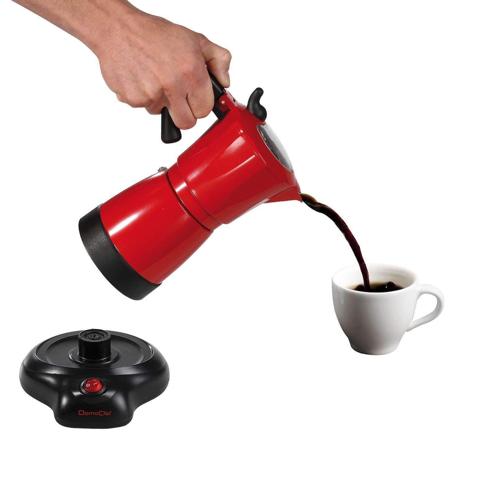 LIVOO Espressokocher LIVOO Espressokocher Elektrisch 6 Tassen Espresso Kanne 300ml