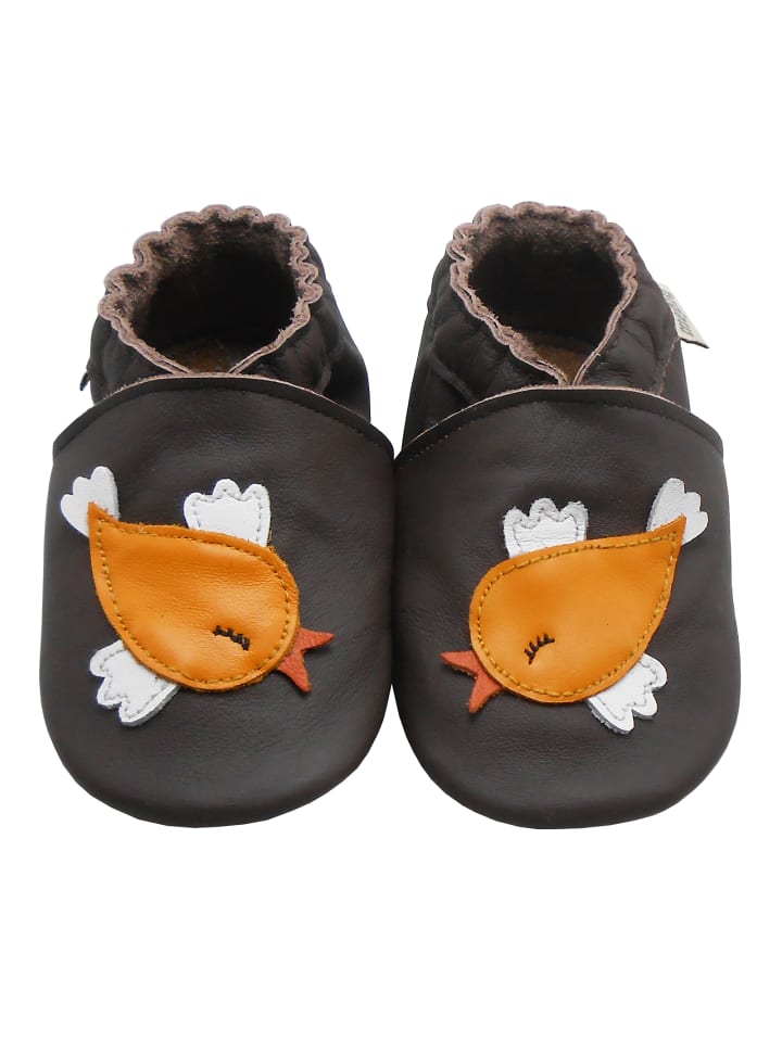 Yalion Baby Leder-Krabbelschuhe 