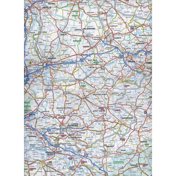 ADAC LänderKarte Benelux. Belgien, Niederlande, Luxemburg 1:300 000 - Straßenkarte