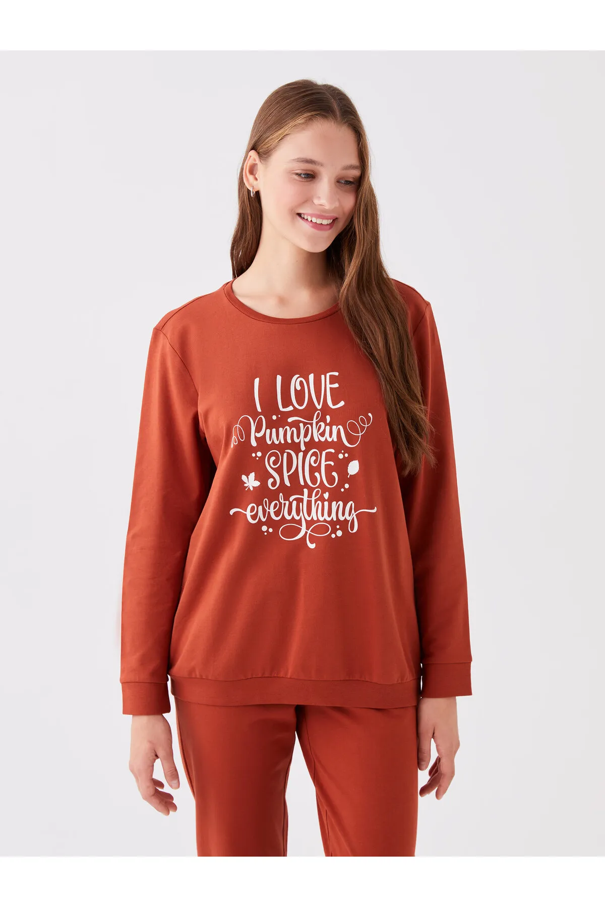 LC Waikiki  Pyjama set - Orange - Unifarben