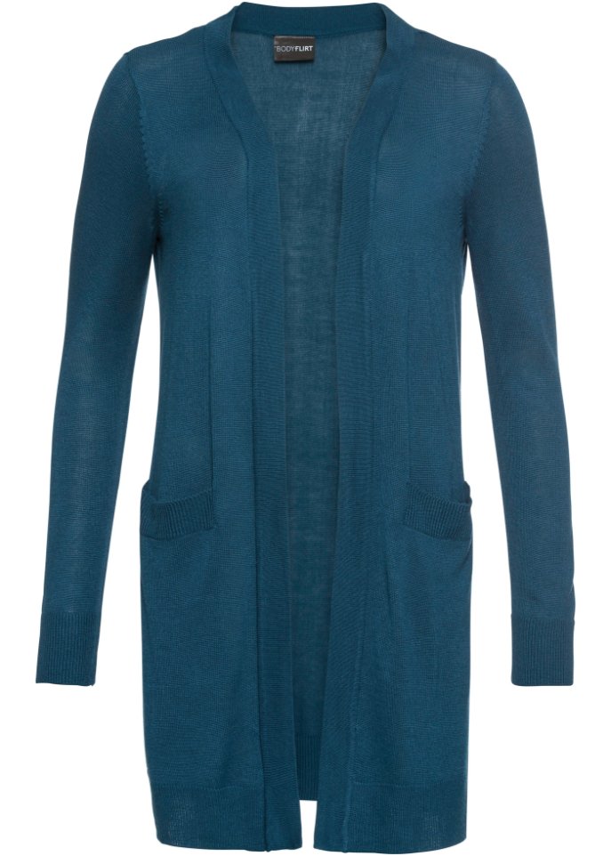 Longstrickjacke