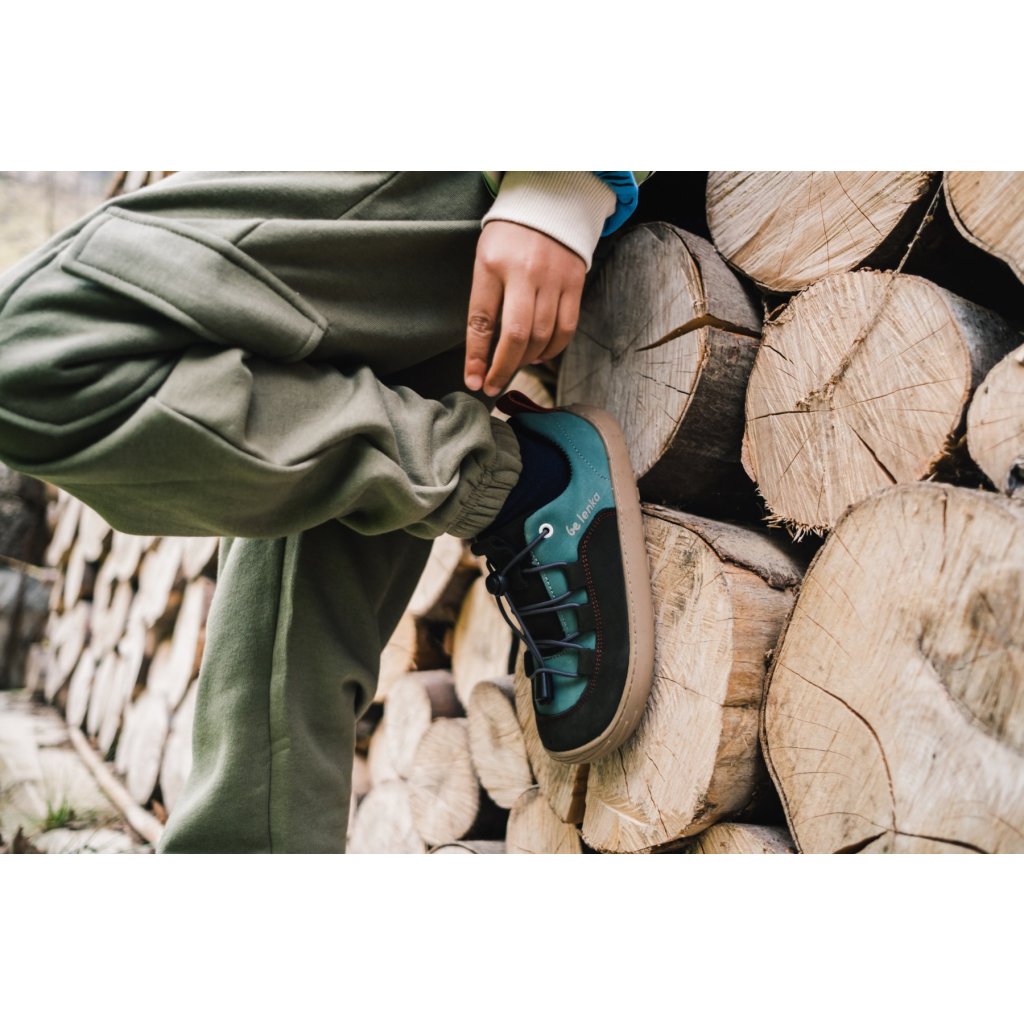 Be Lenka Xplorer Olive black & sage green Barfußsneakers