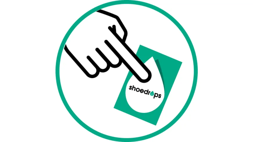 Shoedrops Fersenkappenschutz weiß