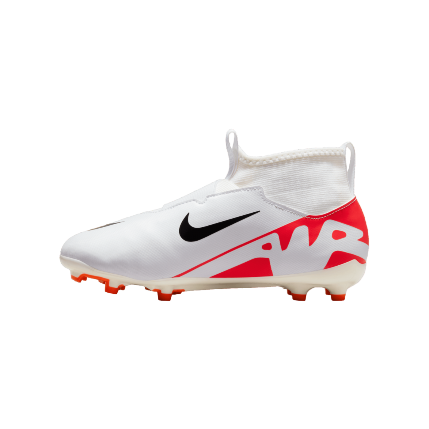 Nike Jr Air Zoom Mercurial Superfly IX Academy FG/MG Kids Rot Weiss Schwarz F600