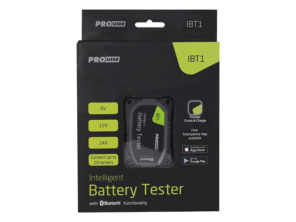 Prouser Digitaler 12V Batterietester mit Bluetooth IBT1