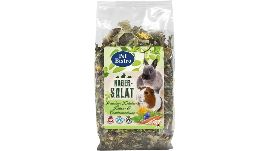 Pet Bistro Nager-Salat Kräuter-, Blüten- & Gemüsemischung 200 g