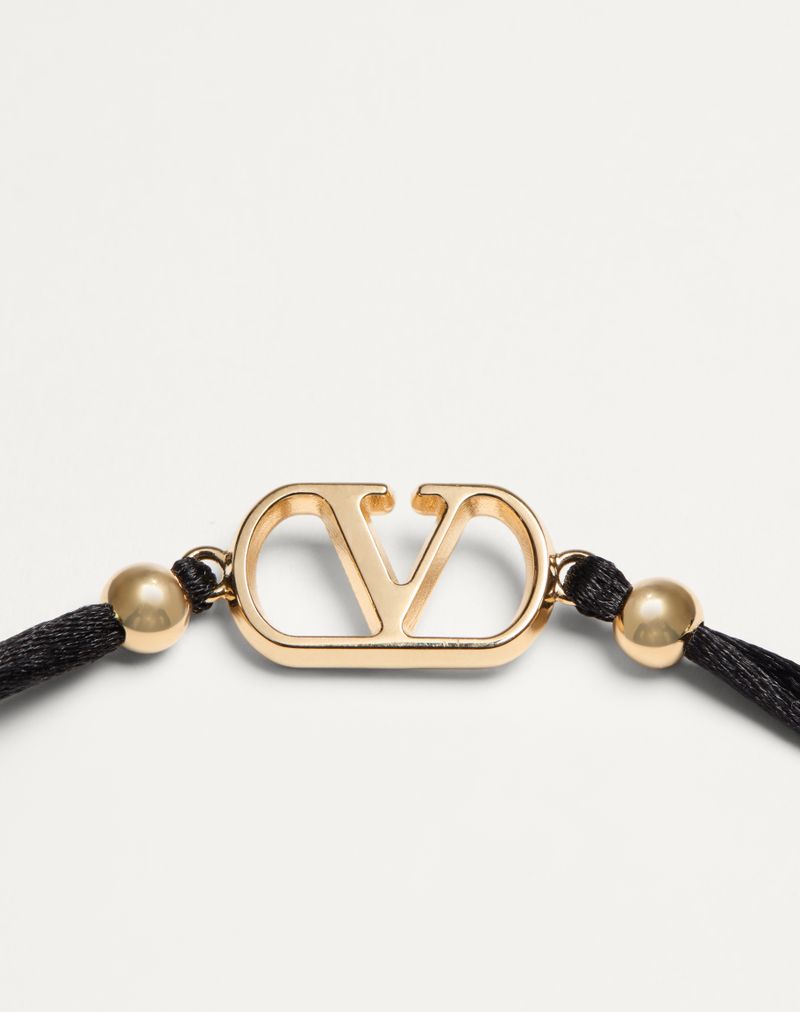 Valentino VLogo kenmerkende katoenen armband