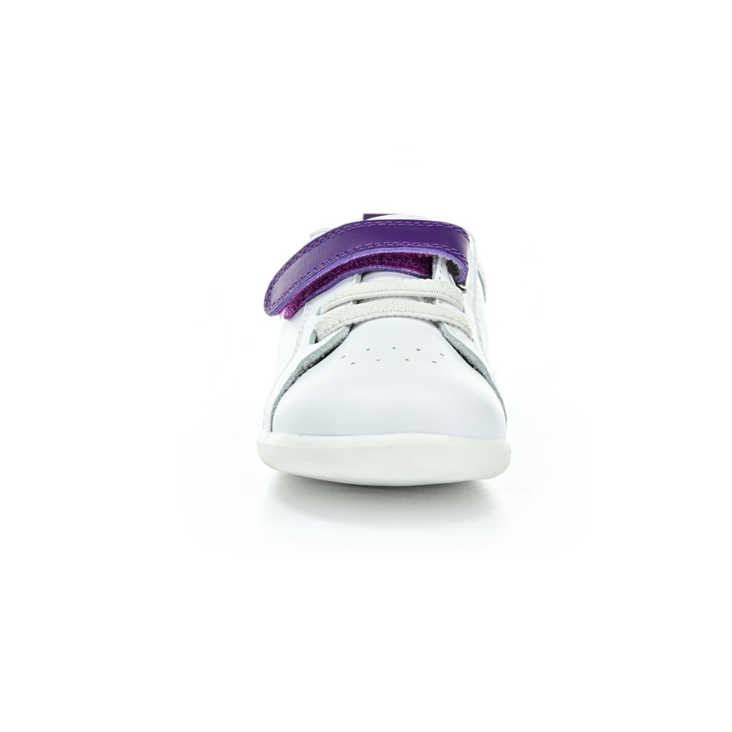 Bobux Optical White _ Murasaki Purple Step Up Barfußschuhe