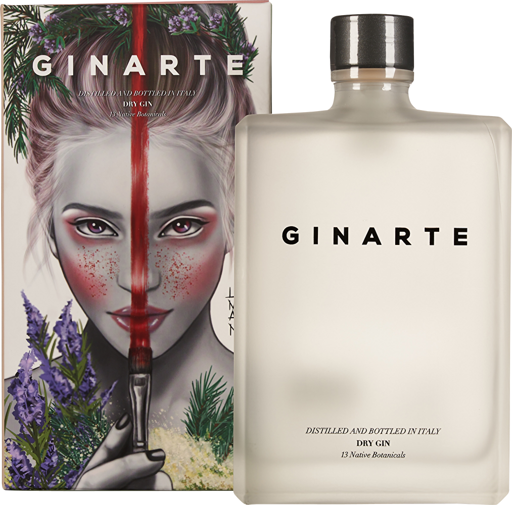 Ginarte Dry Gin Uman Edition 0,7 Liter im Geschenkkarton