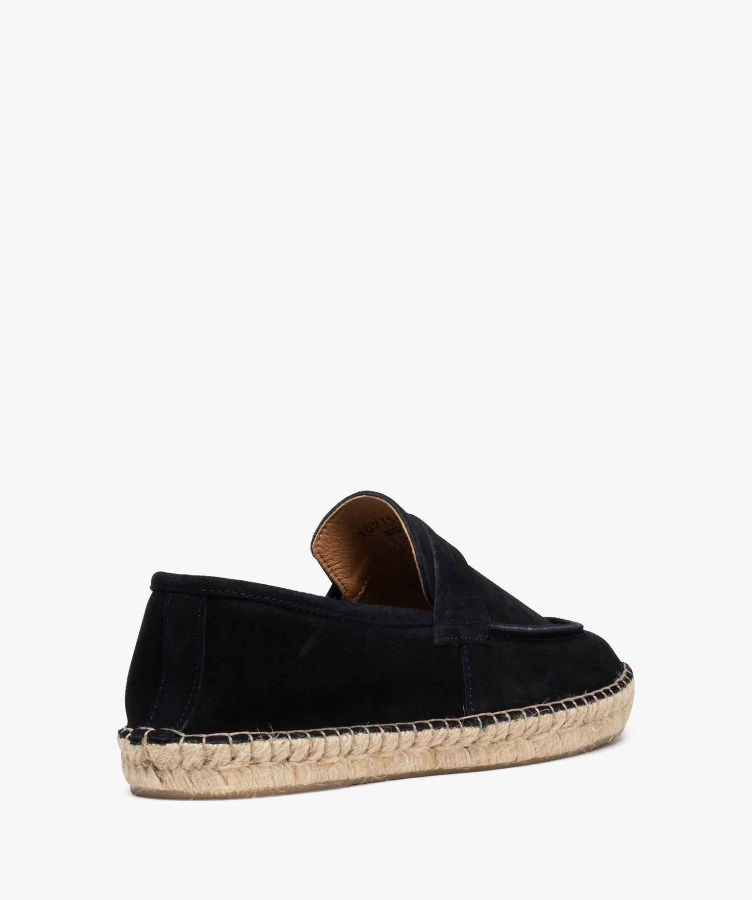 Mocassins homme unis semelle en corde tressée - Taneo marine | GEMO