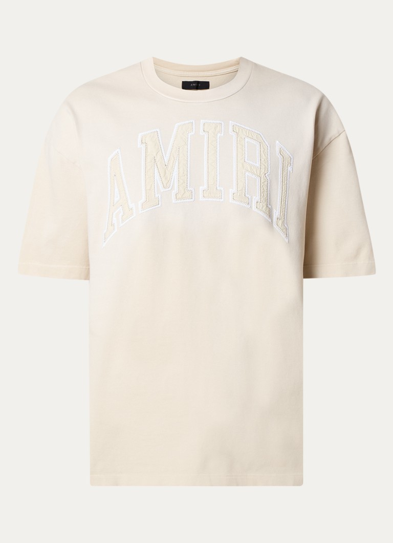 AMIRI Vintage túlméretezett póló logós hímzéssel