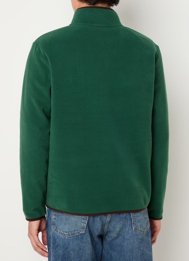 Ralph Lauren fleece sweater with logo embroidery and zip pockets