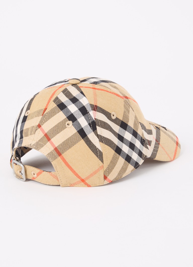 Kapelusz w kratę Burberry