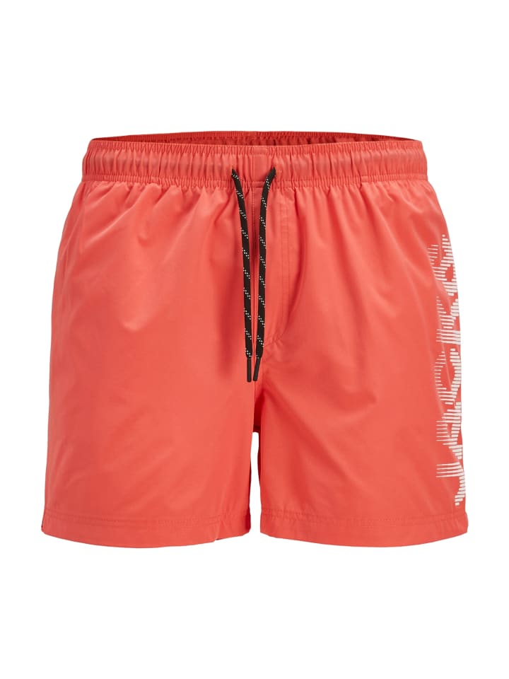 Jack & Jones Badeshorts 'Maui' in orange günstig kaufen