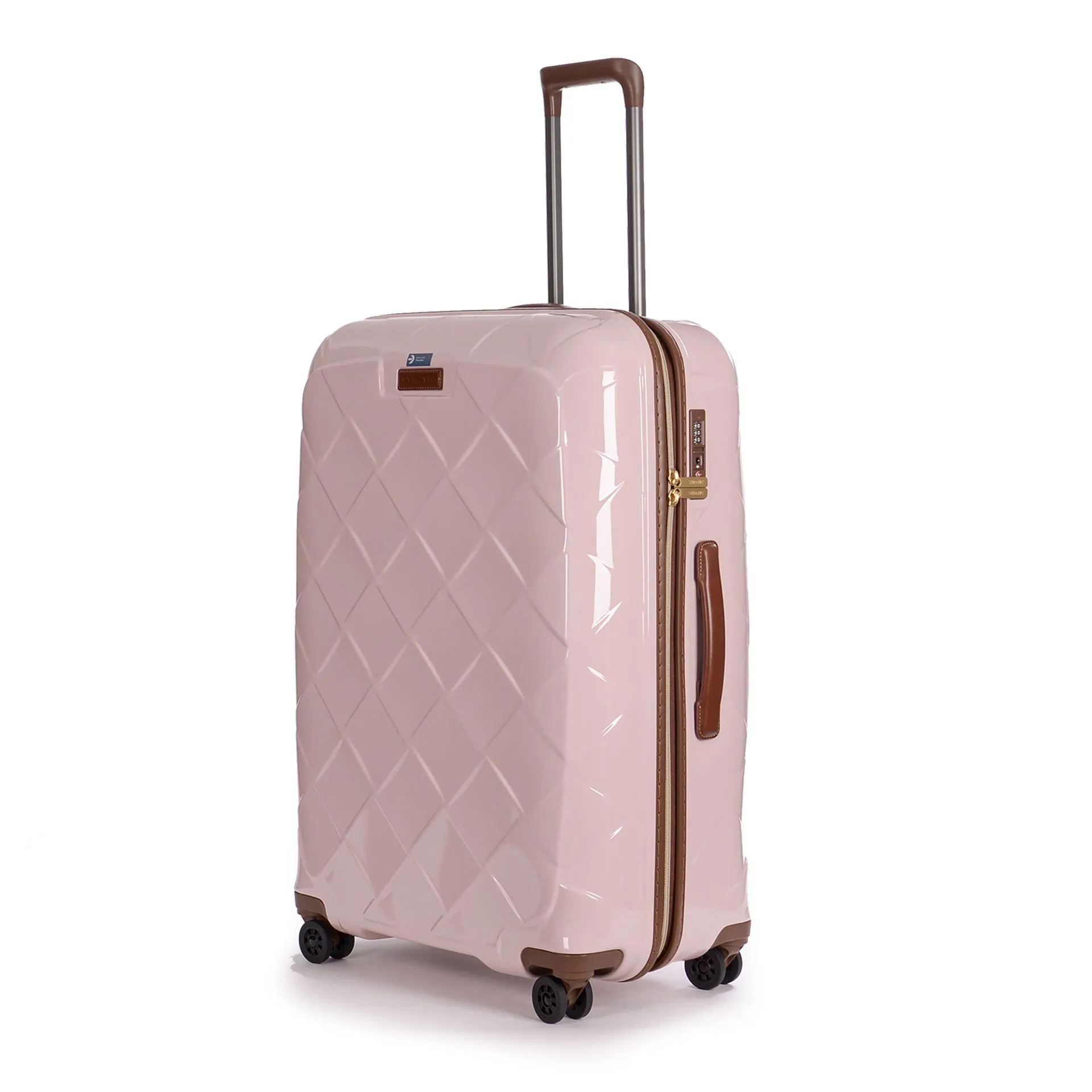 Stratic Leather&More - Hartschalen-Koffer L (bis 76cm) - rose